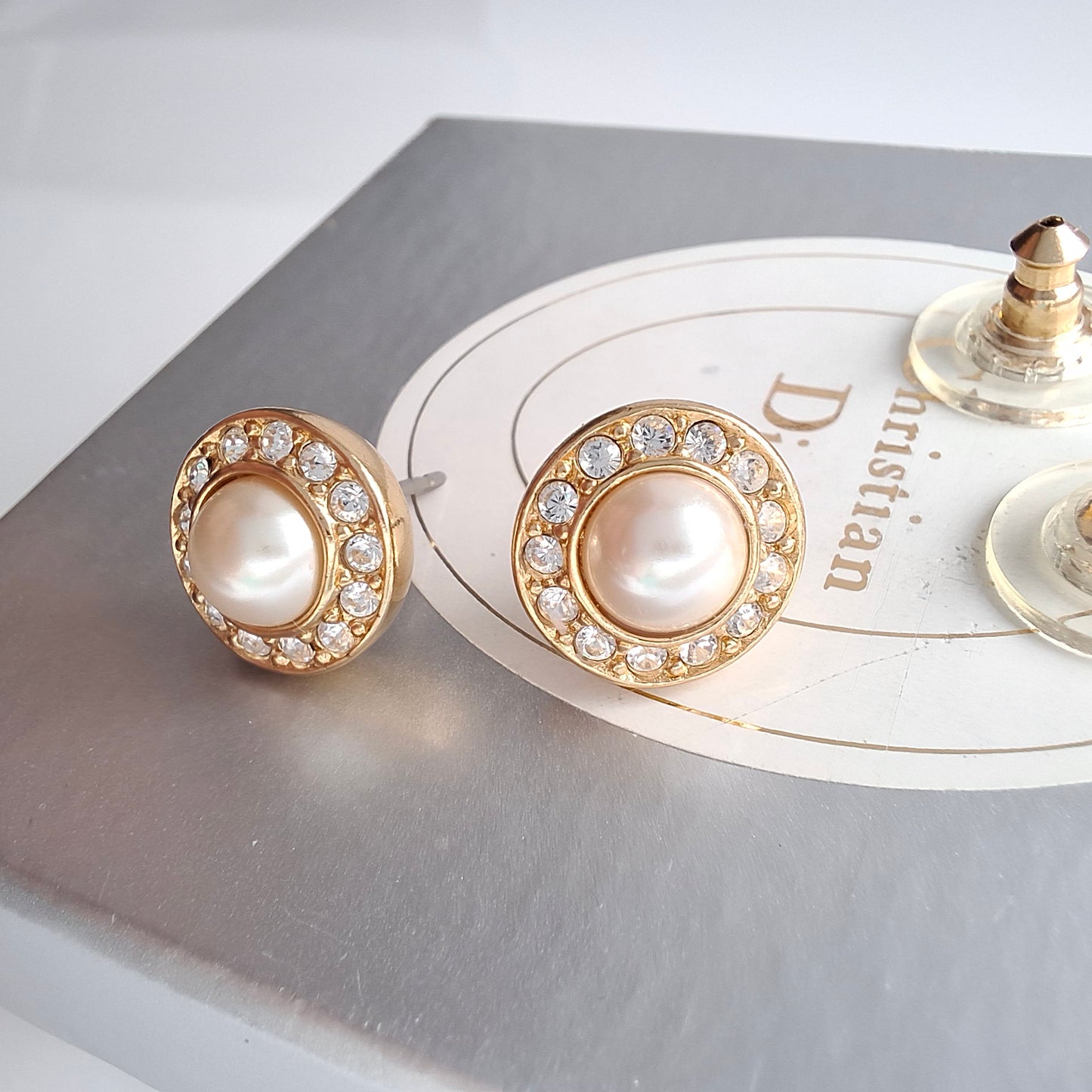 Vintage Christian Dior Stud Earrings
