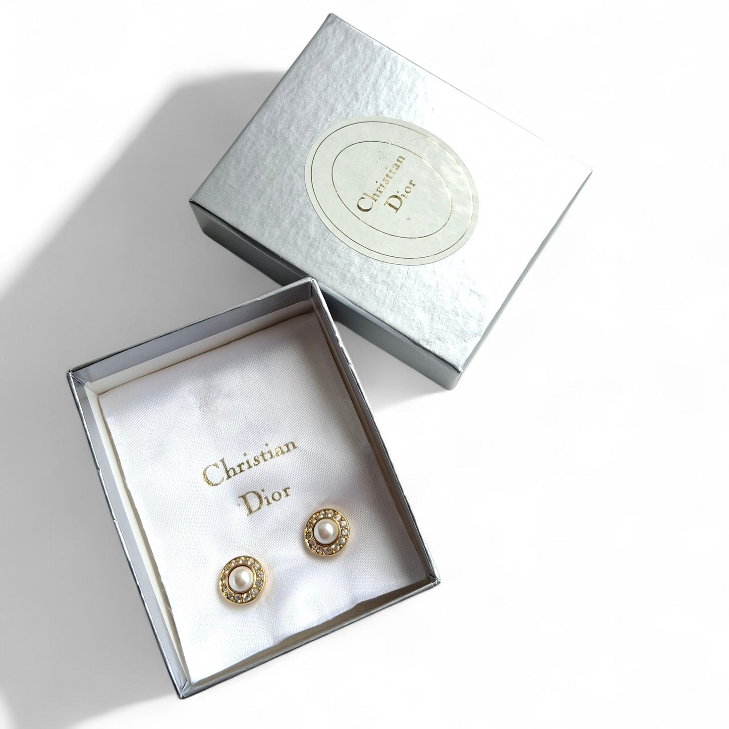 Vintage Christian Dior Stud Earrings