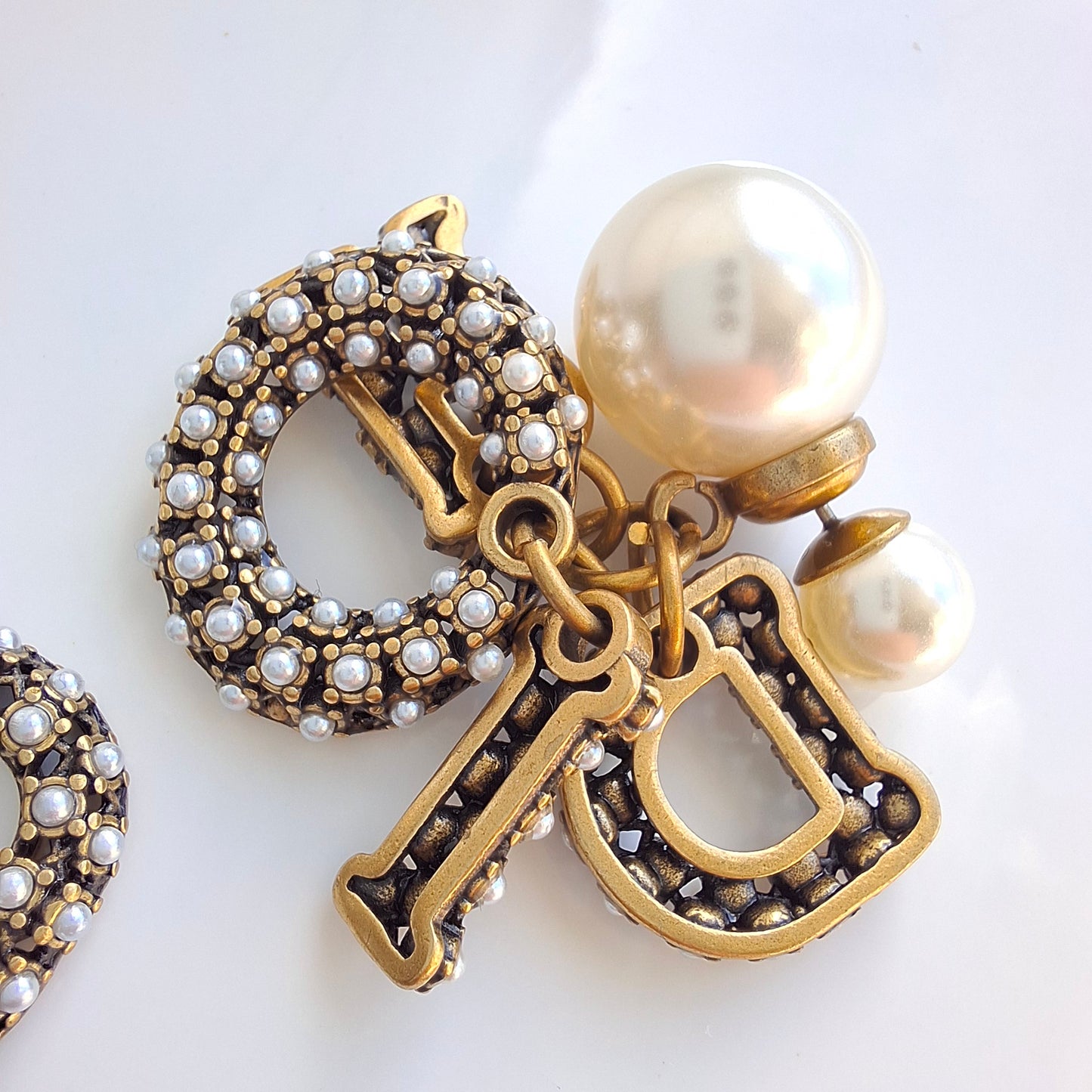 Dior Tribales DIOR logo Earrings
