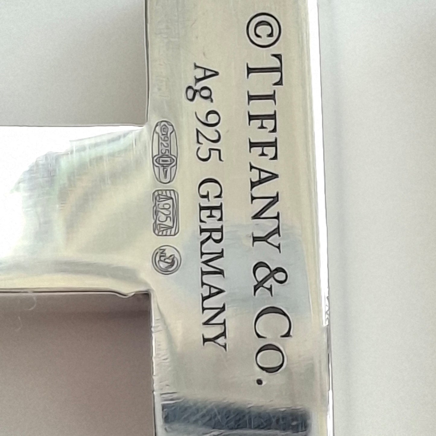 Tiffany & Co. Sterling Silver T Bracelet with Presentation Case