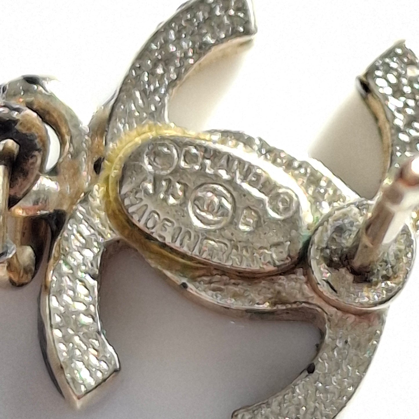 Chanel Jackson Pollock Paint Splatter Earrings