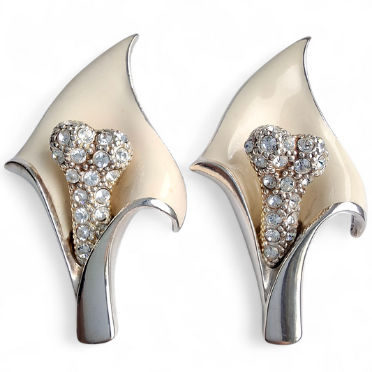 Vintage Vivienne Westwood Lily Bone Earrings