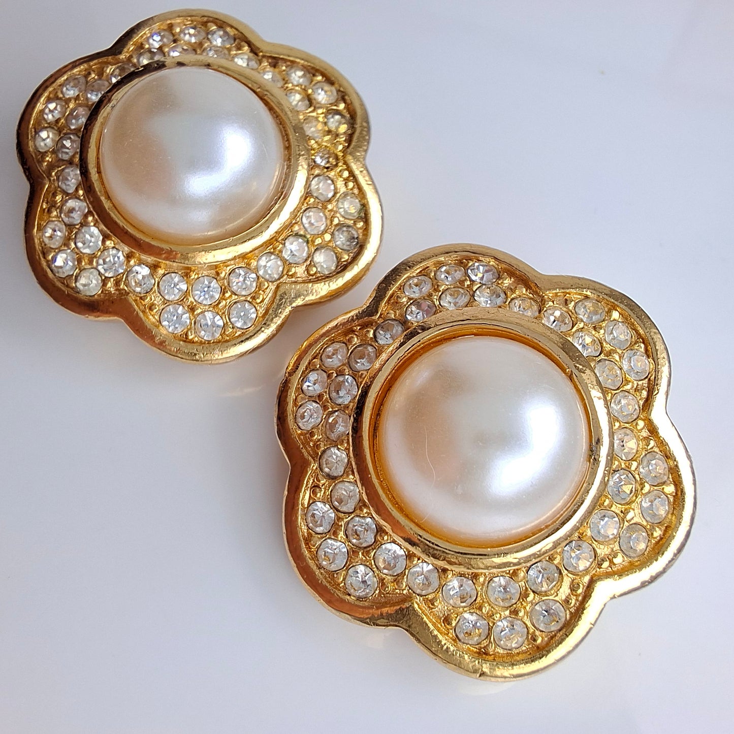 Vintage Christian Dior Pearl Earrings
