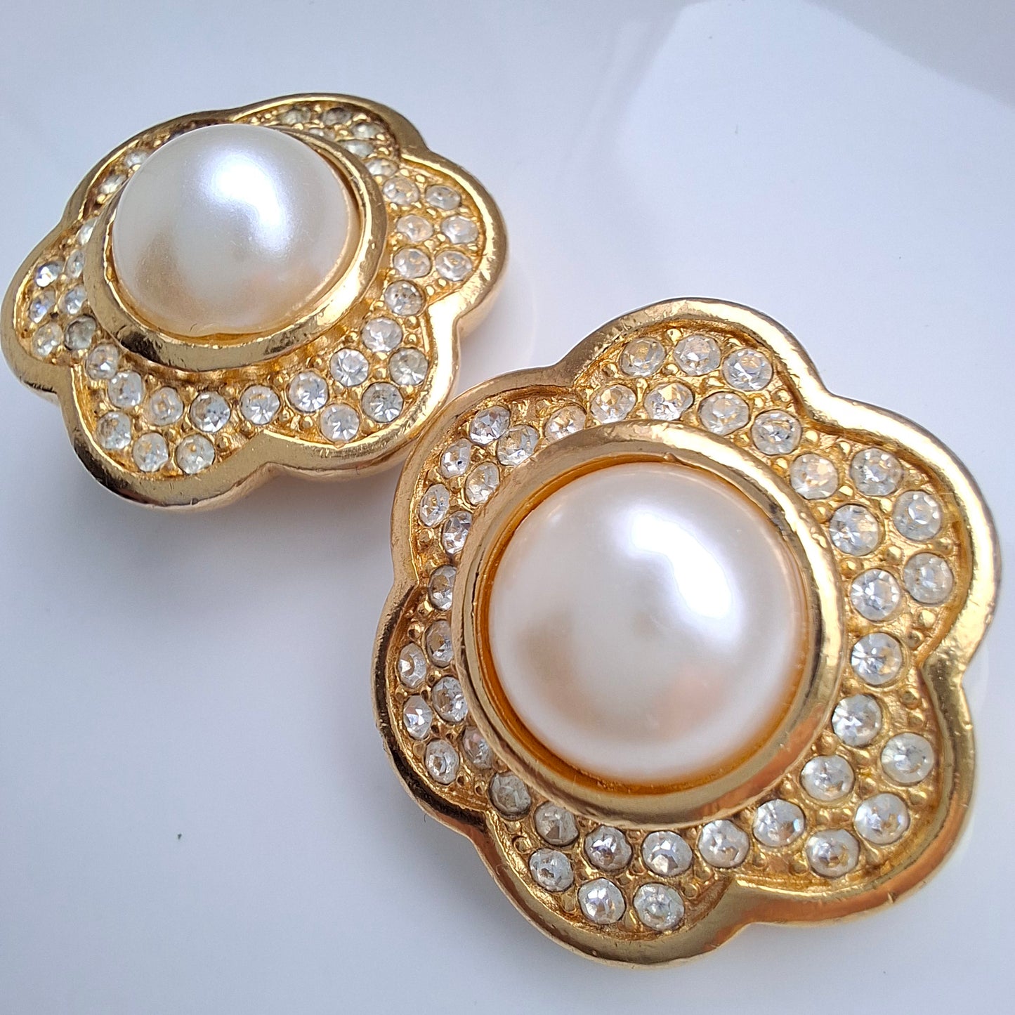 Vintage Christian Dior Pearl Earrings