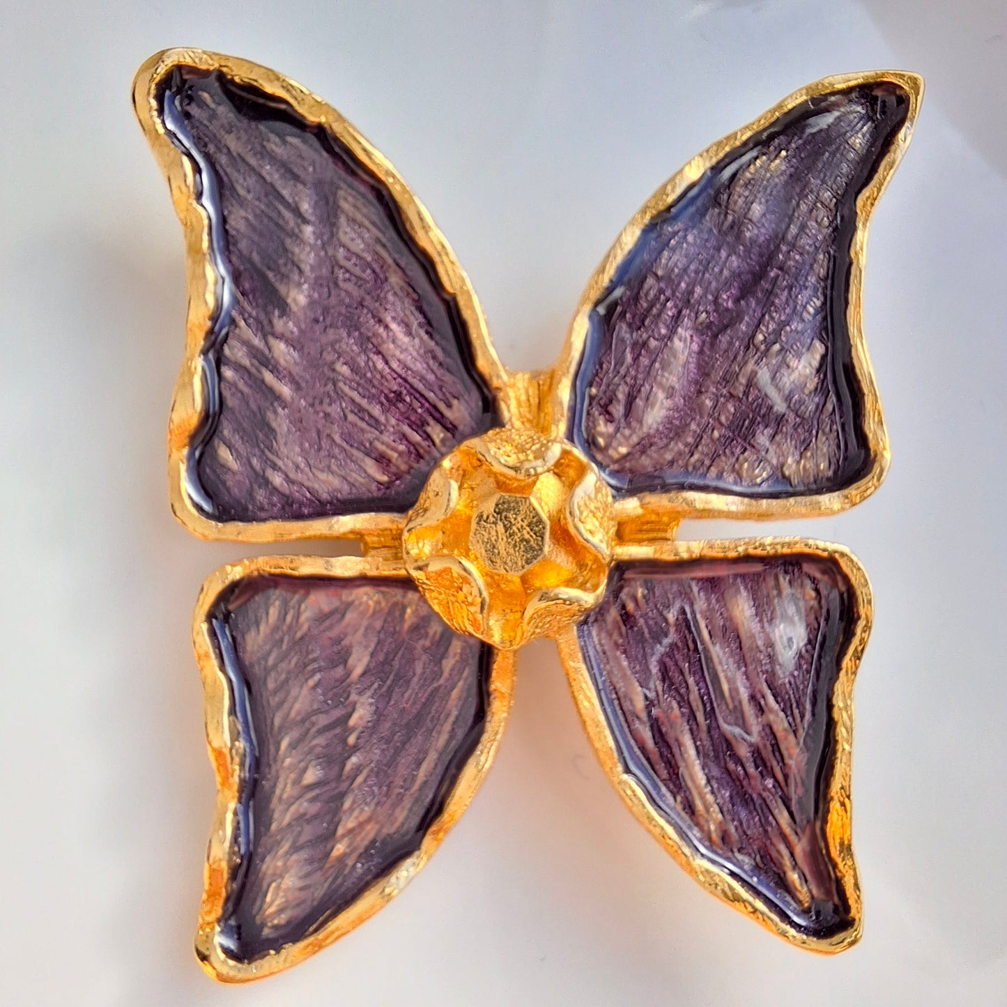 Vintage Yves Saint Laurent Butterfly Brooch