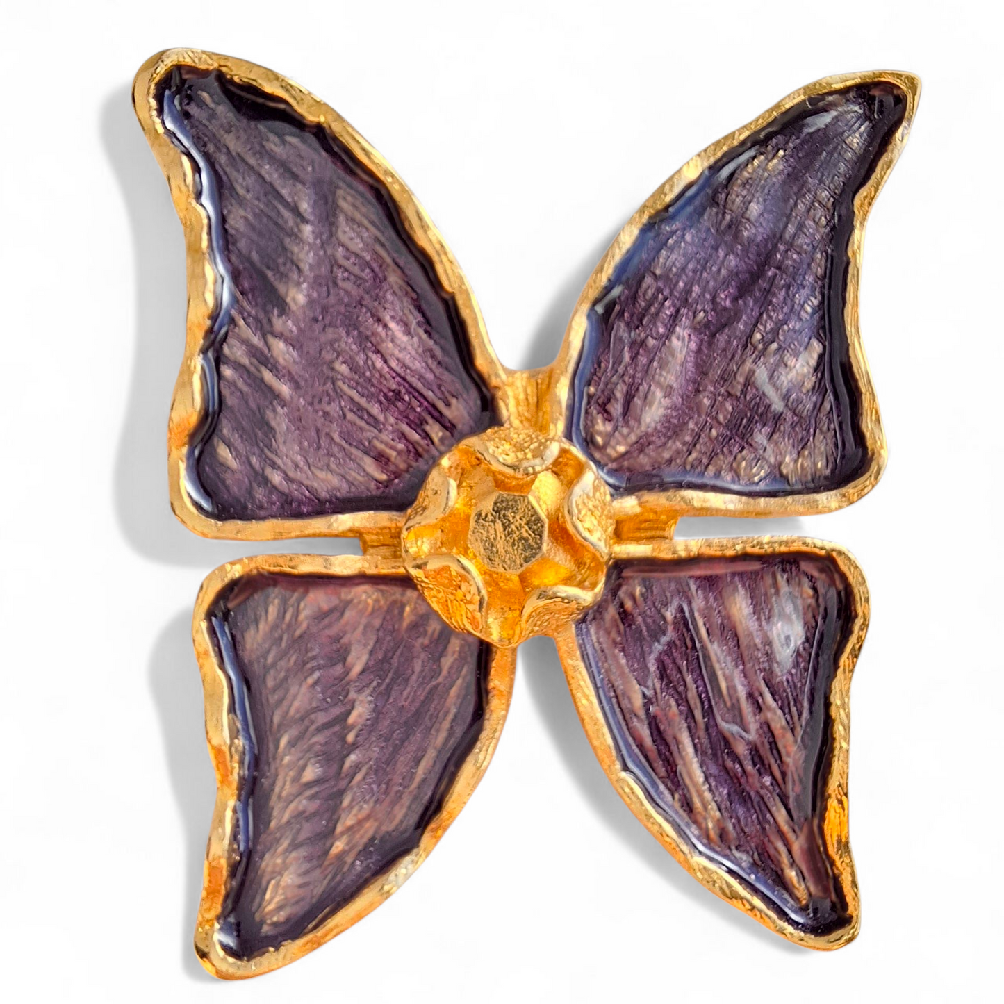 Vintage Yves Saint Laurent Butterfly Brooch
