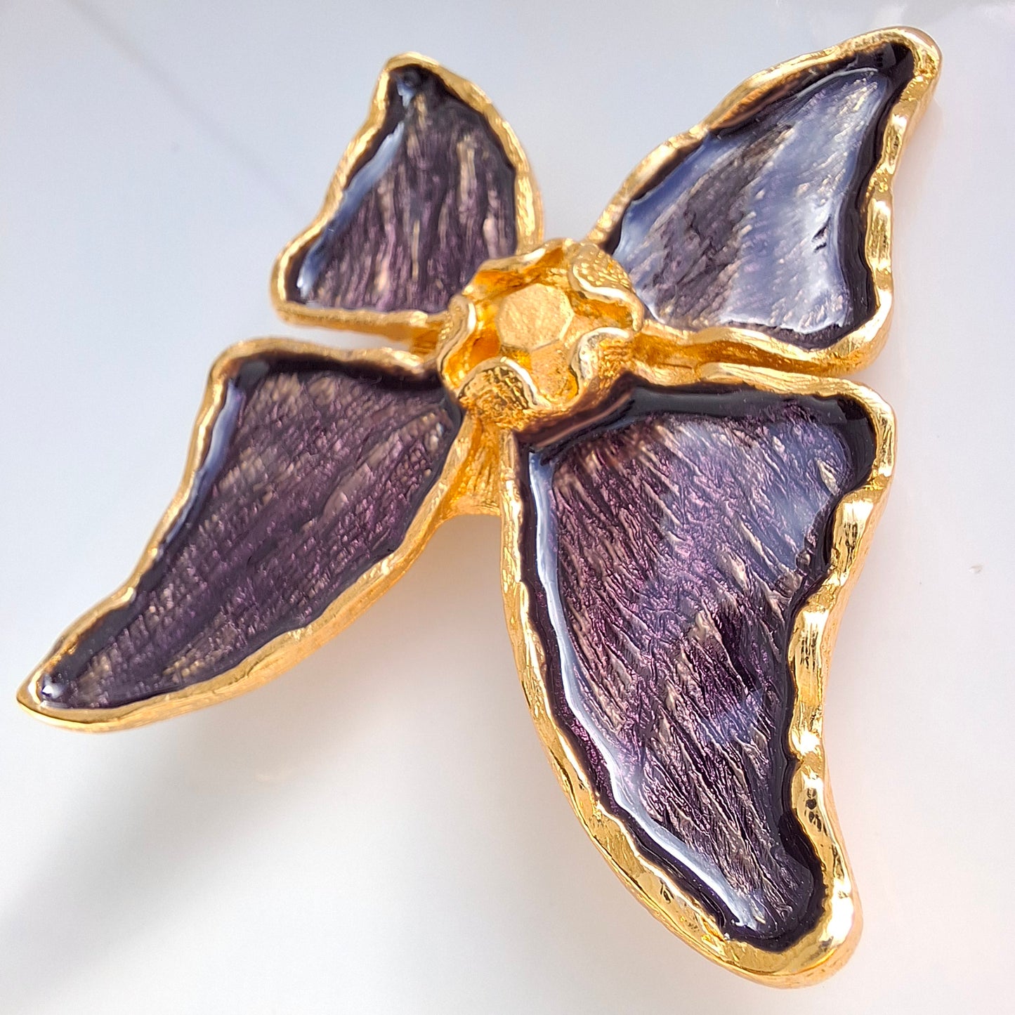 Vintage Yves Saint Laurent Butterfly Brooch
