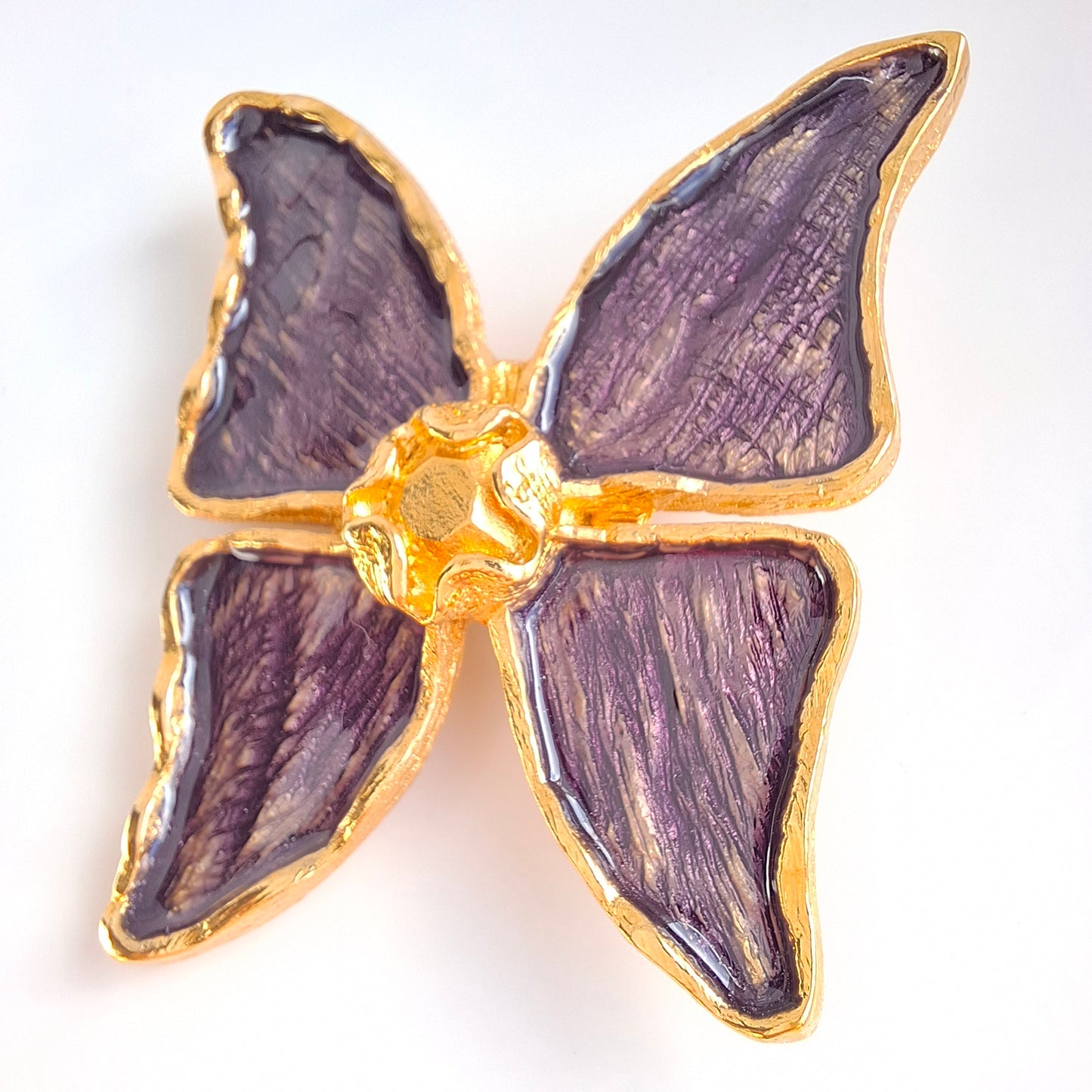 Vintage Yves Saint Laurent Butterfly Brooch