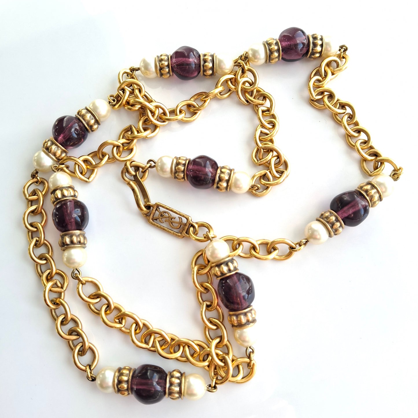 Vintage Yves Saint Laurent Long Necklace
