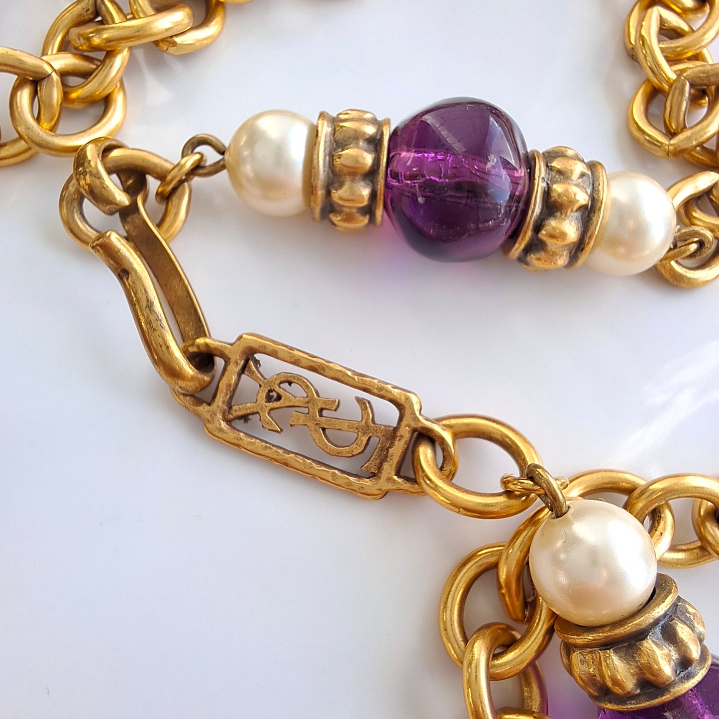 Vintage Yves Saint Laurent Long Necklace