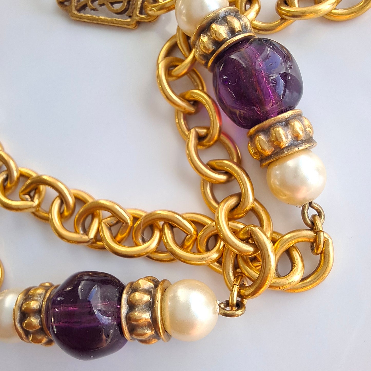 Vintage Yves Saint Laurent Long Necklace