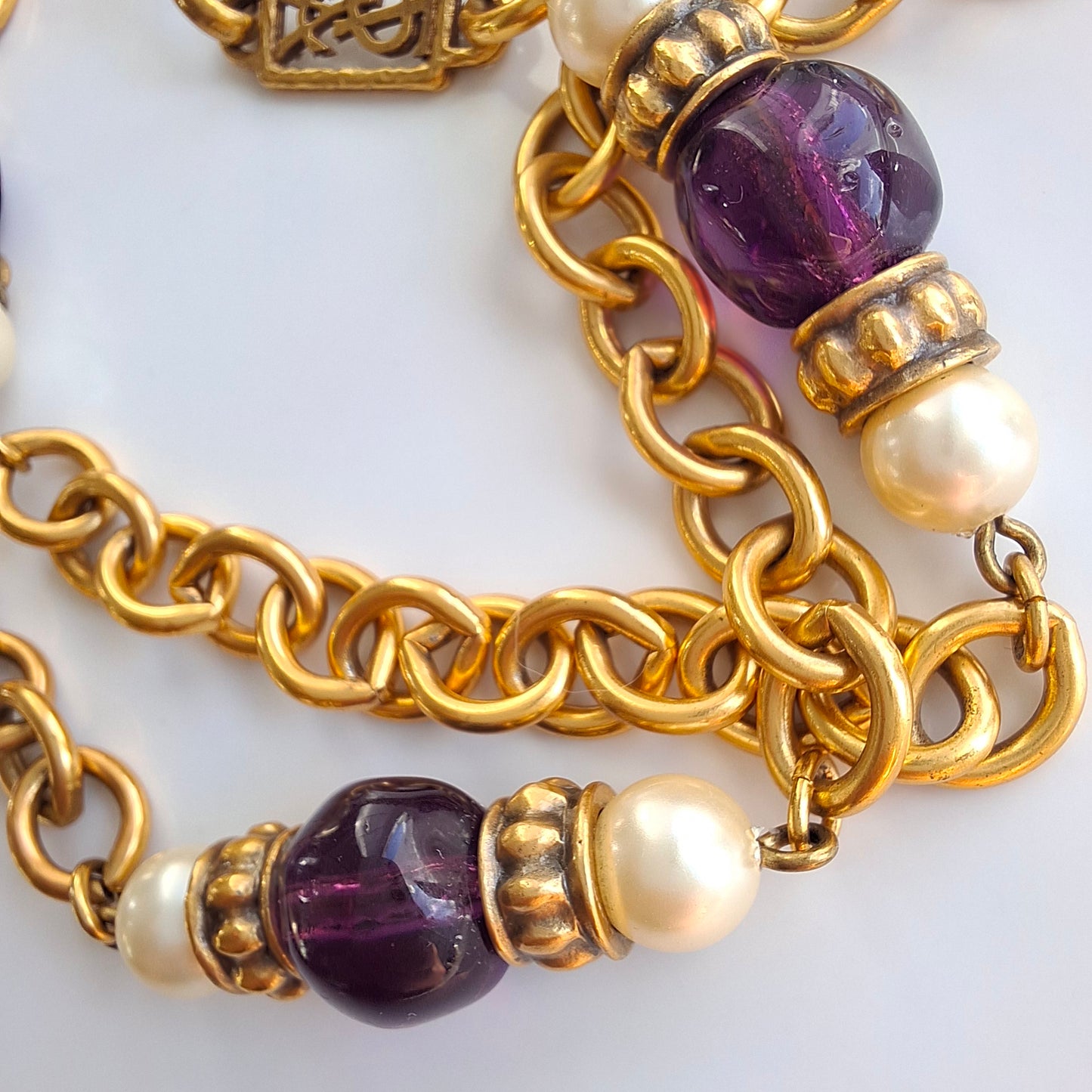 Vintage Yves Saint Laurent Long Necklace