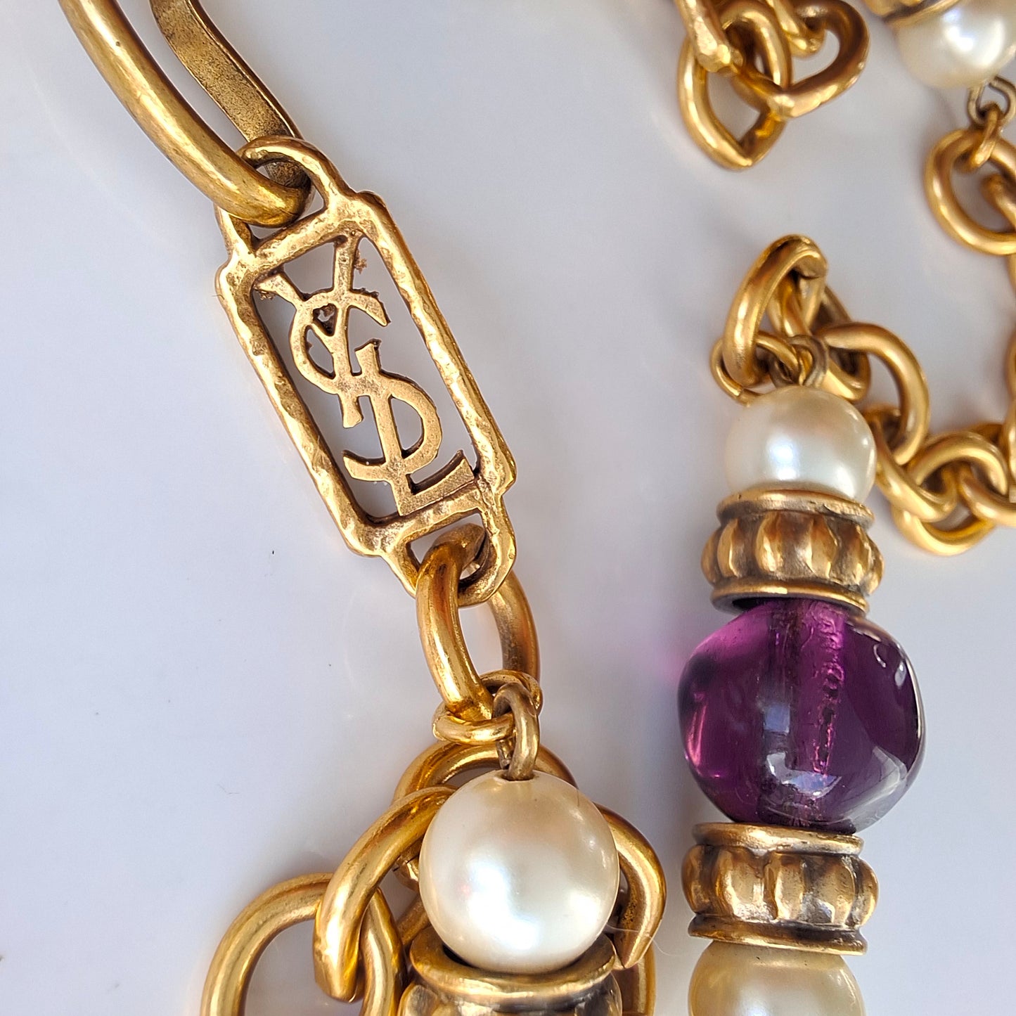 Vintage Yves Saint Laurent Long Necklace