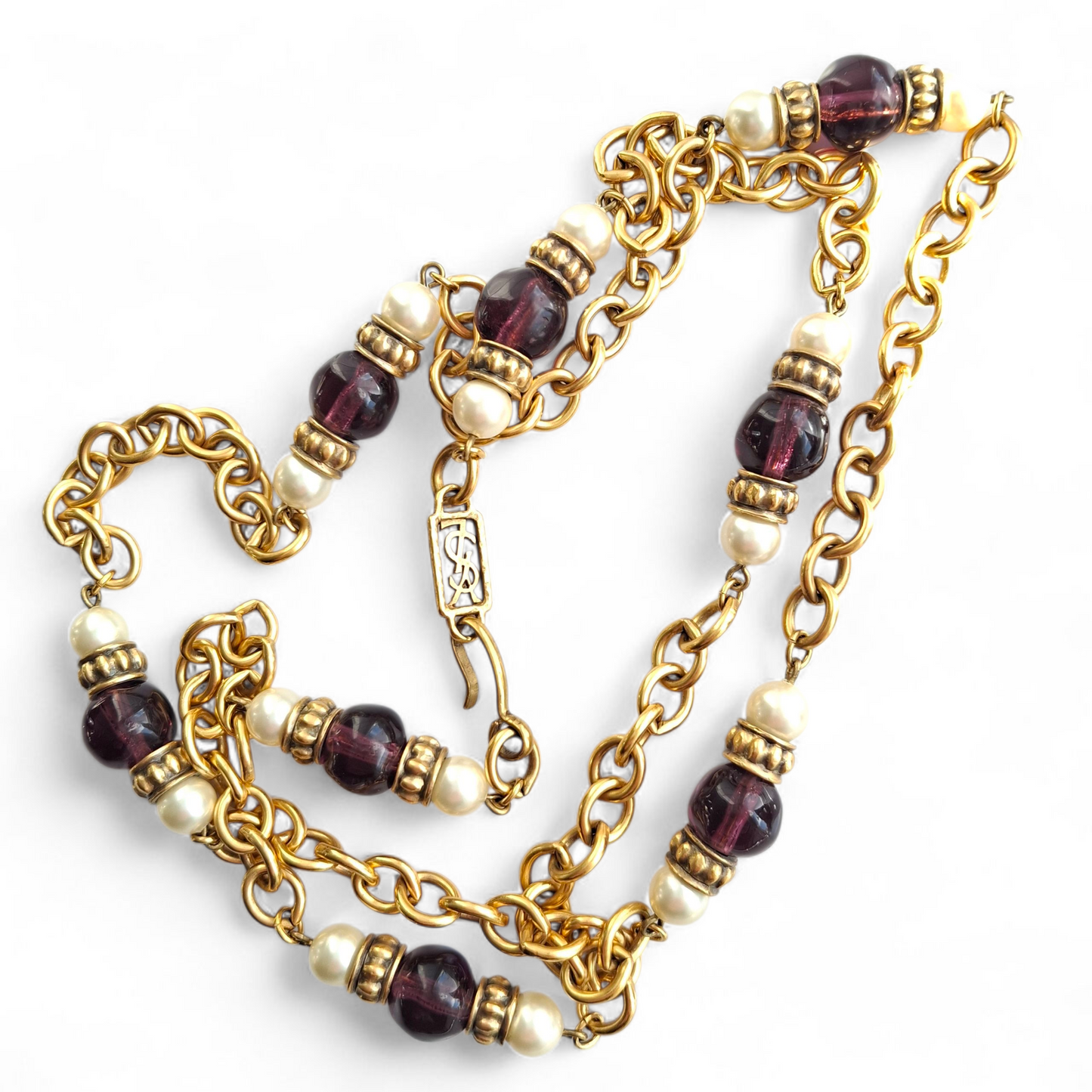 Vintage Yves Saint Laurent Long Necklace