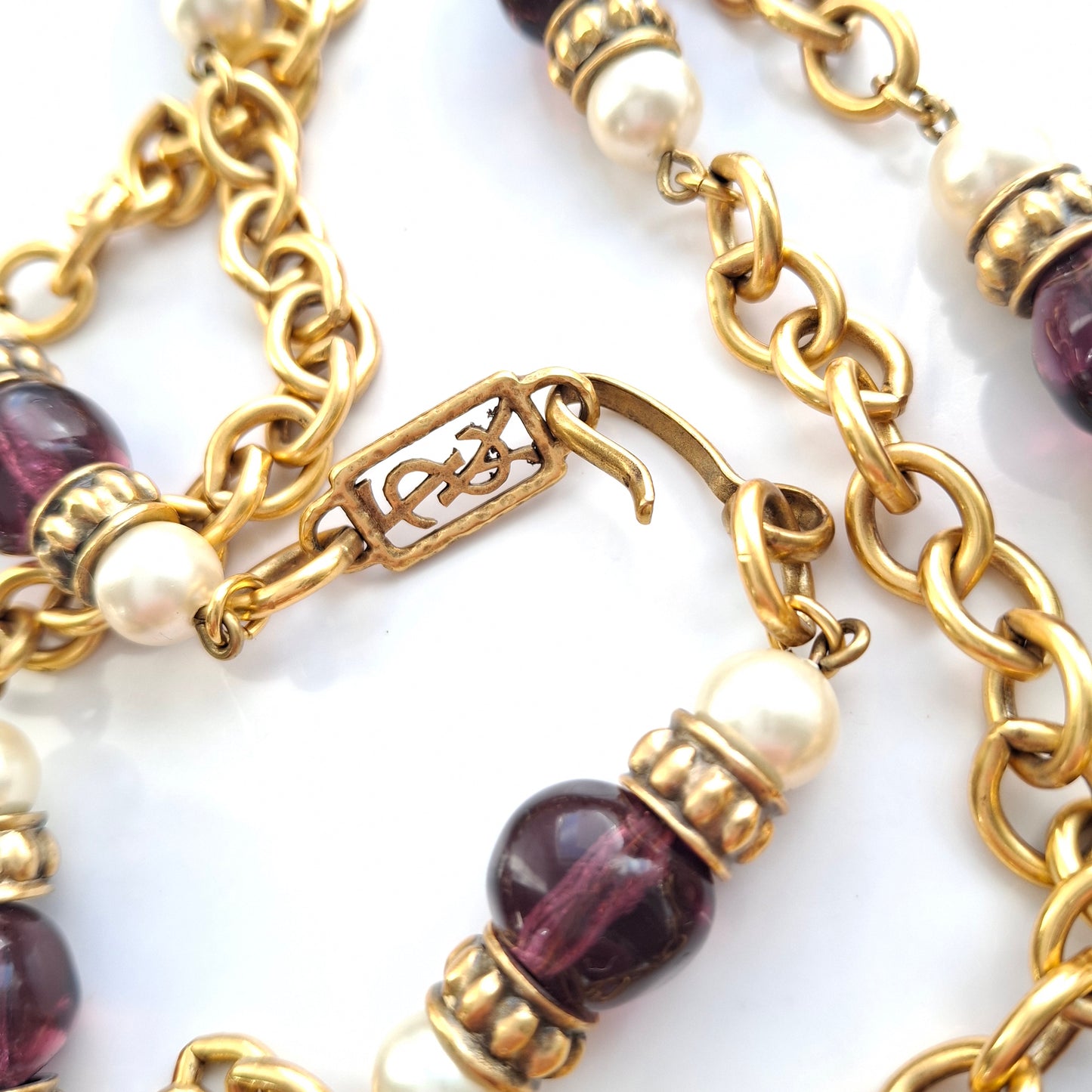 Vintage Yves Saint Laurent Long Necklace