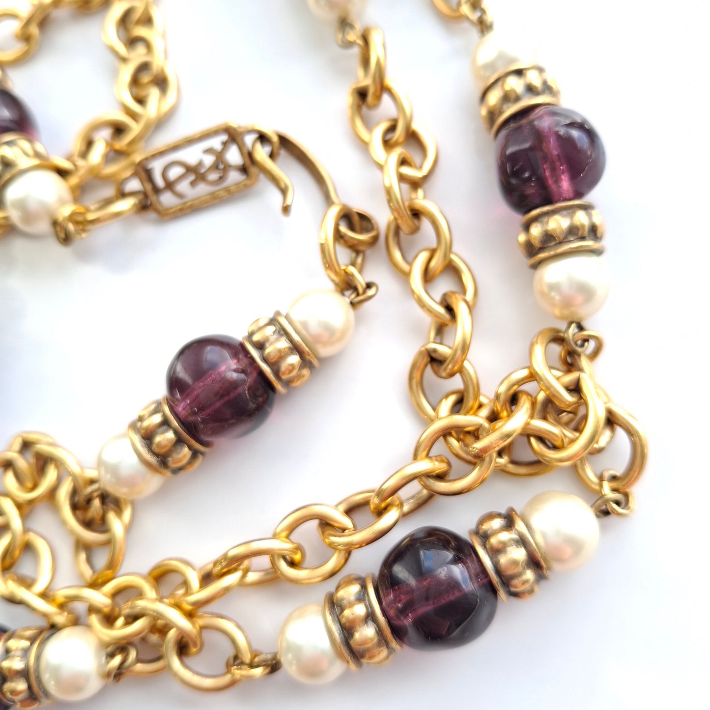 Vintage Yves Saint Laurent Long Necklace