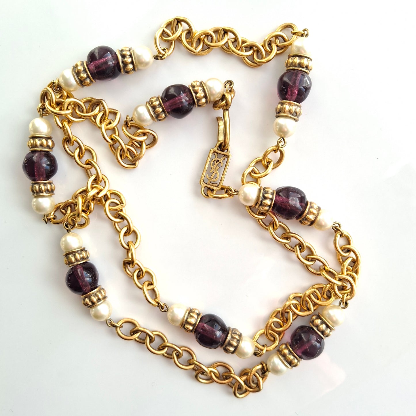 Vintage Yves Saint Laurent Long Necklace