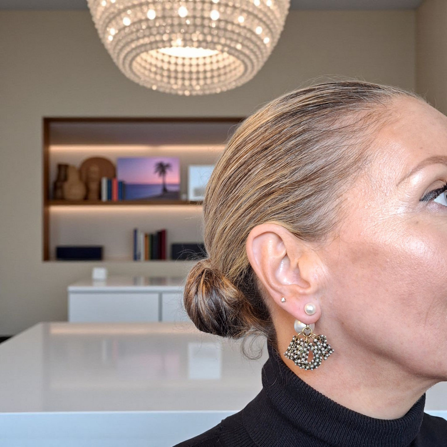 Dior Tribales DIOR logo Earrings