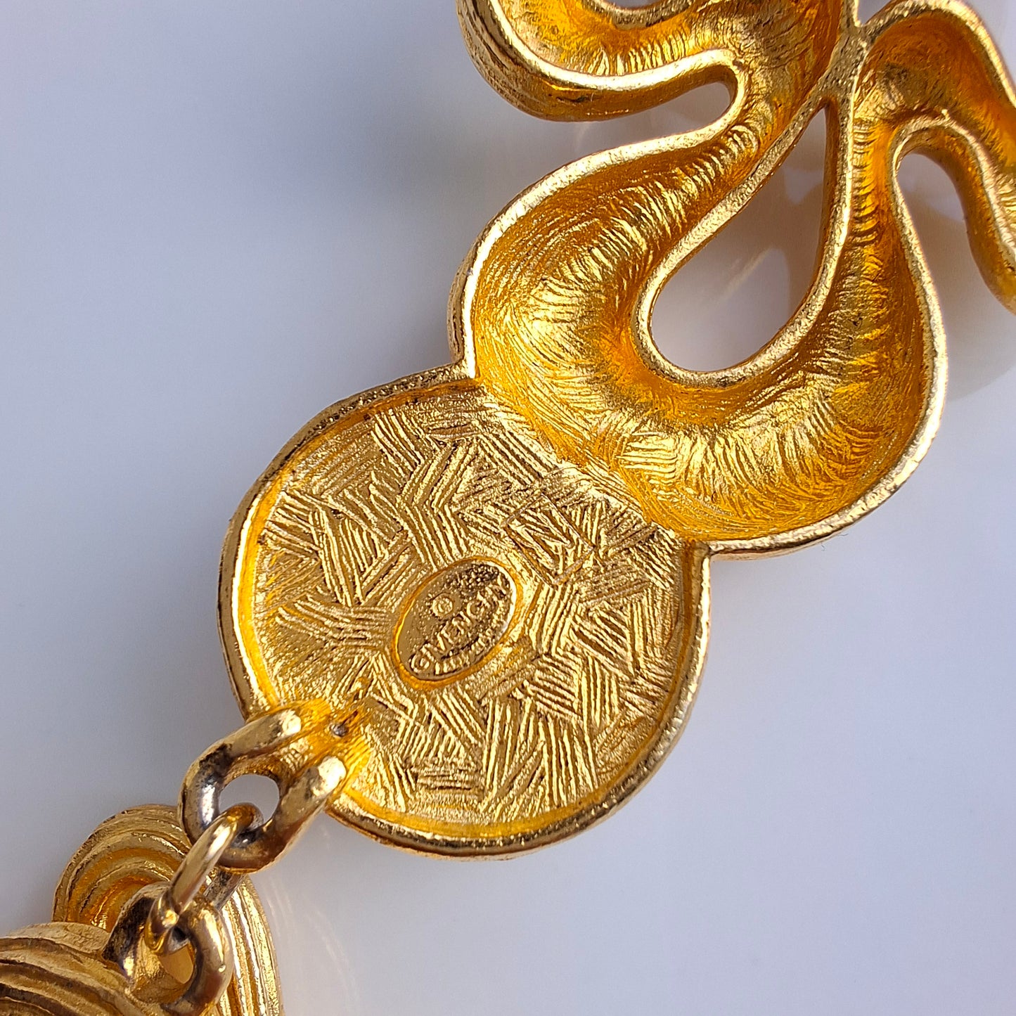 Givenchy Gold Plated and Coloured Glass Cobochon Necklace