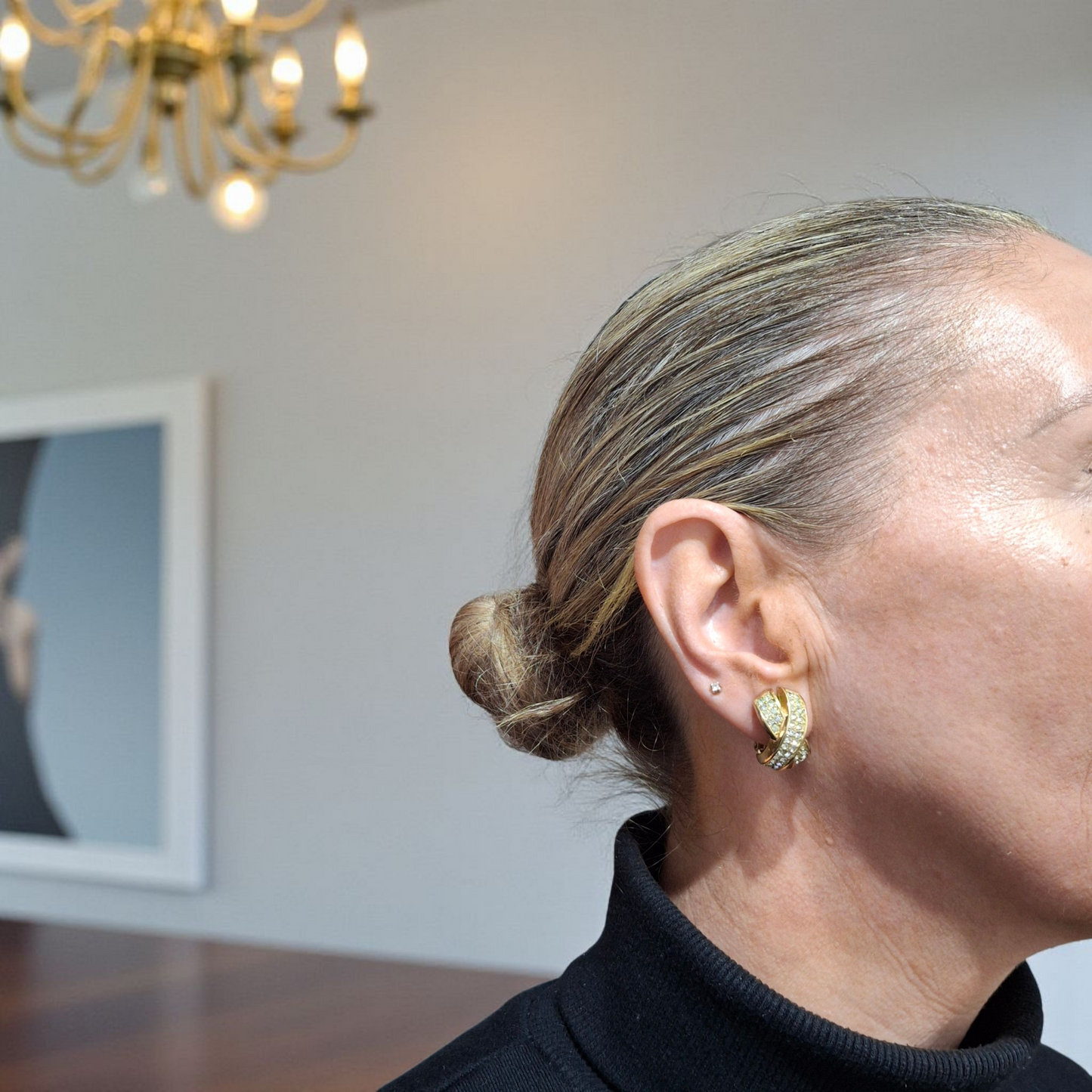 Classic Vintage Christian Dior Diamonte Earrings