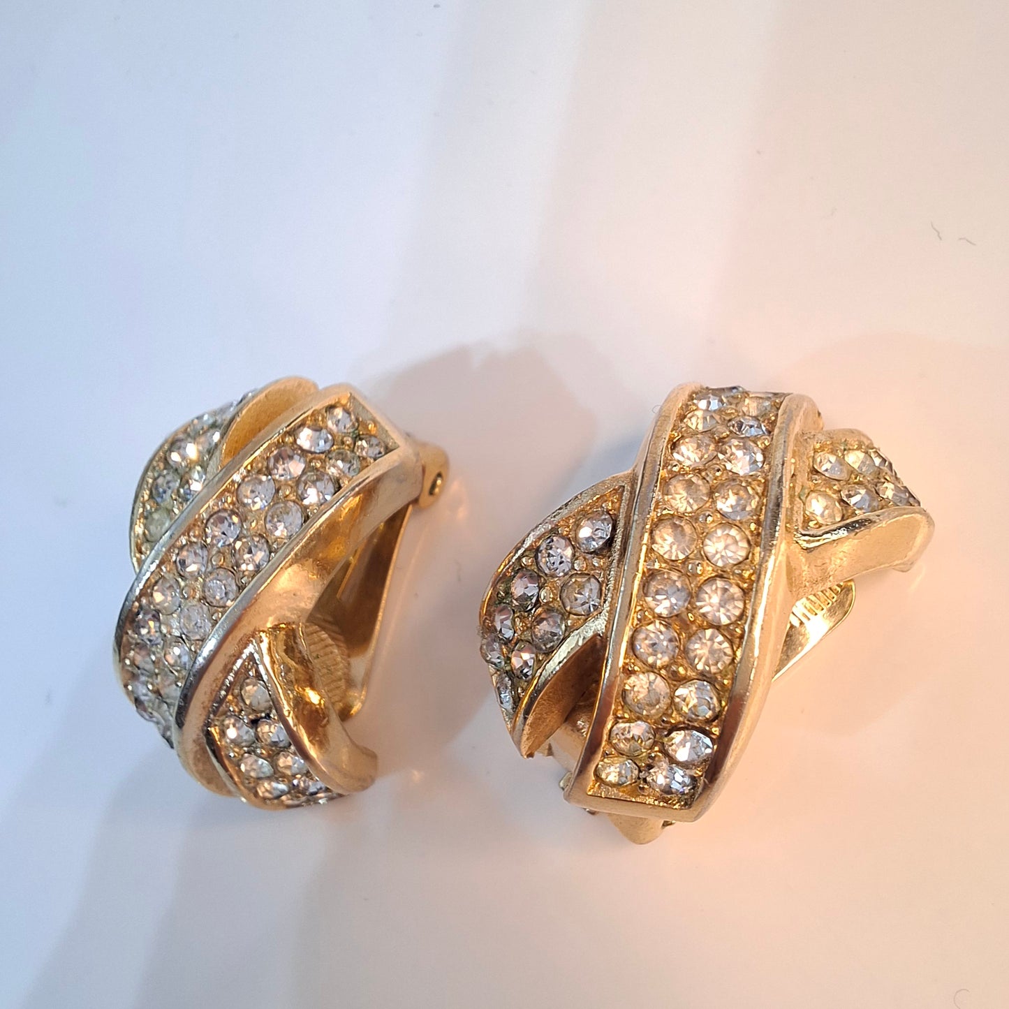 Classic Vintage Christian Dior Diamonte Earrings