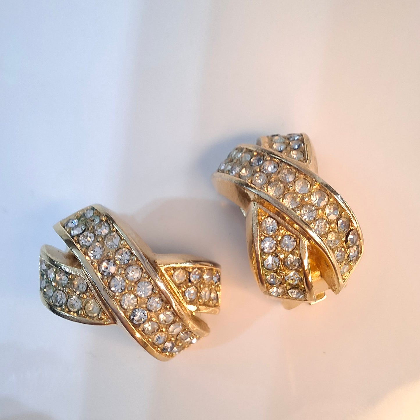 Classic Vintage Christian Dior Diamonte Earrings