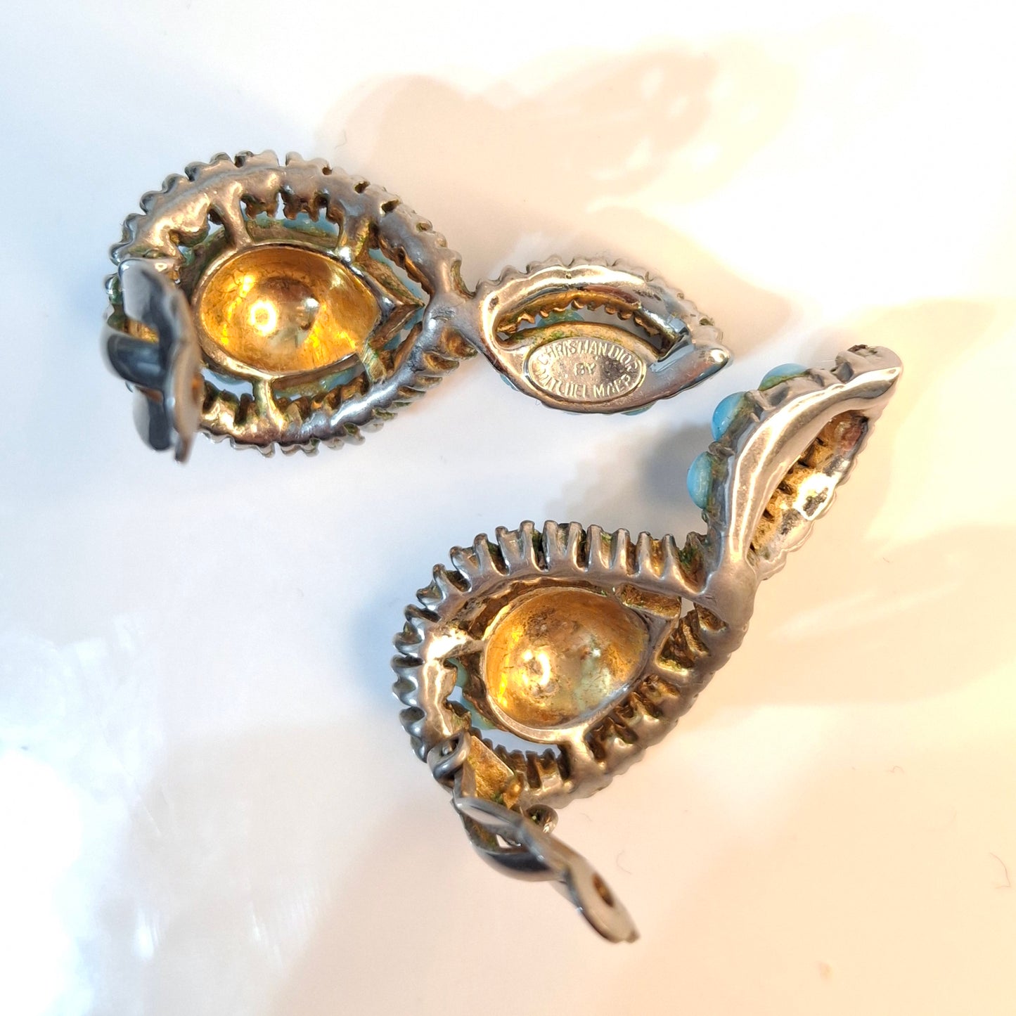 A Pair of Vintage Christian Dior by Mitchel Maer Earrings