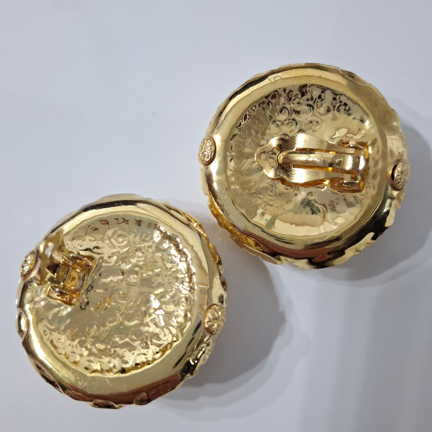 XL Yves Saint Laurent Gold Plated Earrings