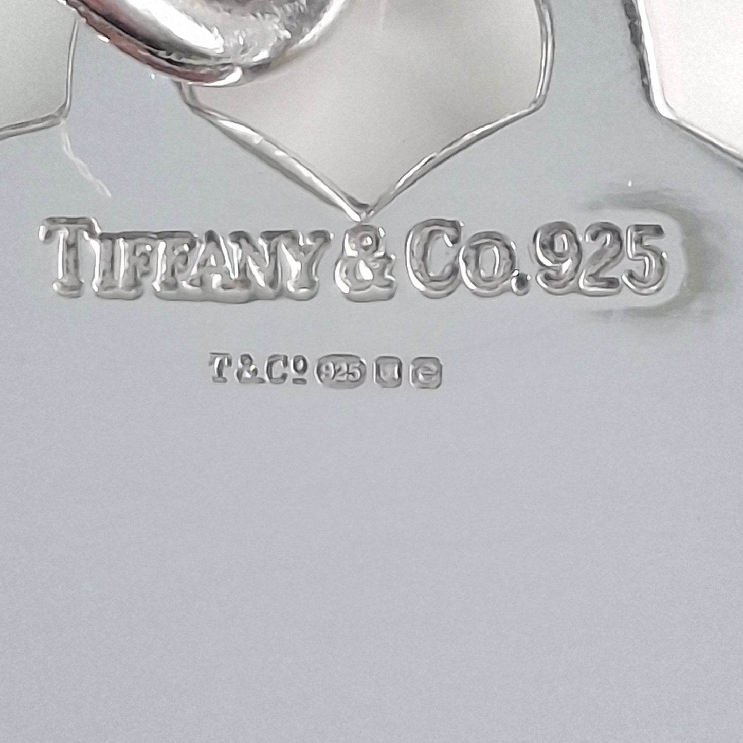 Vintage Tiffany & Co Heart Tag Charm Bracelet in Sterling Silver