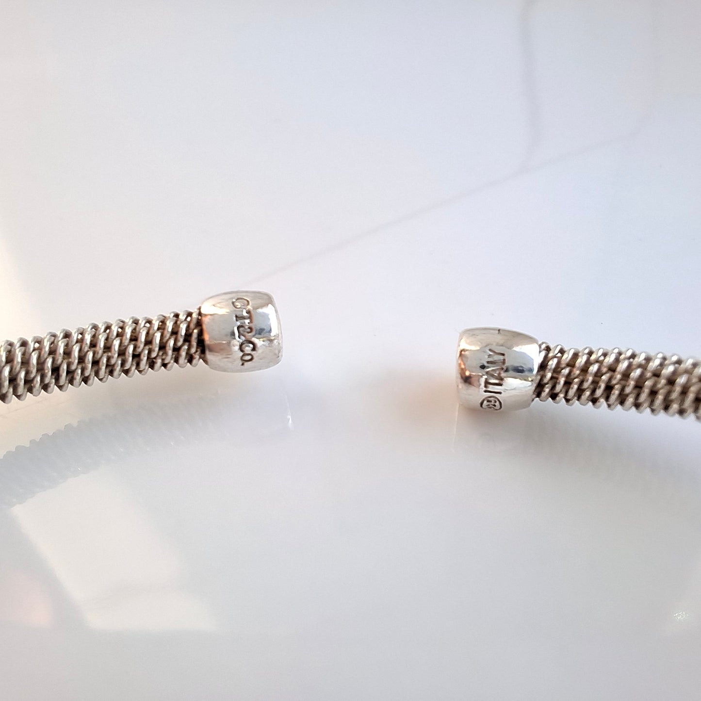 Vintage Tiffany & Co Hallmarked Sterling Silver Key Charm Bracelet