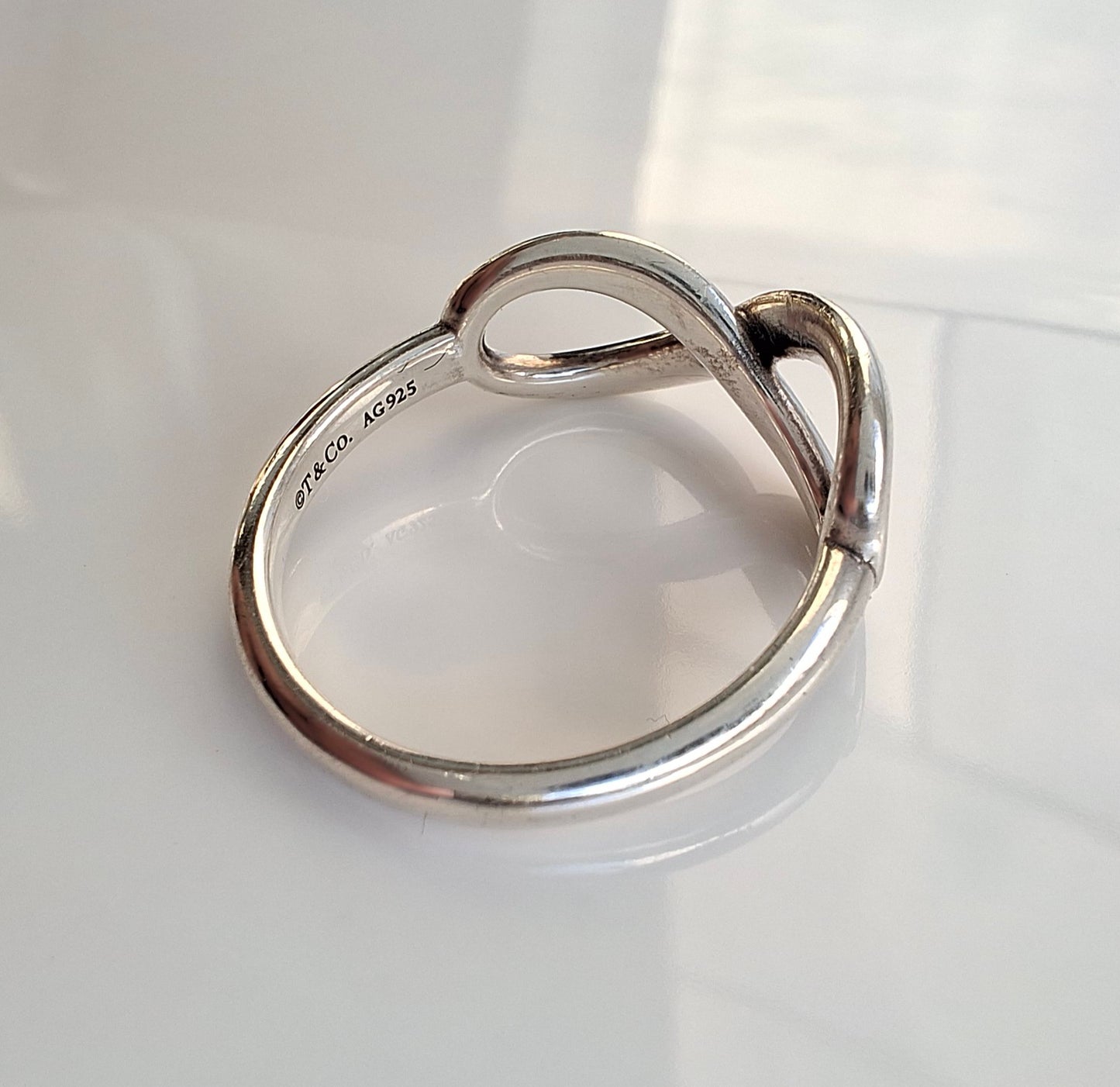 Tiffany & Co. Infinity Ring in Solid Sterling Siver