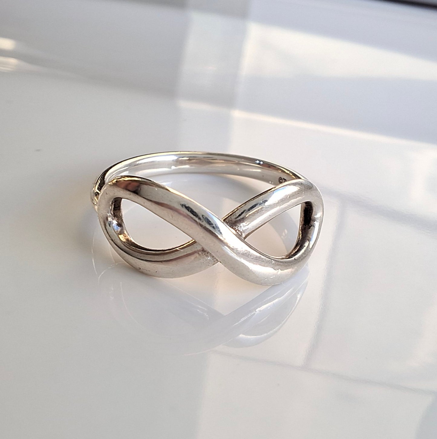Tiffany & Co. Infinity Ring in Solid Sterling Siver
