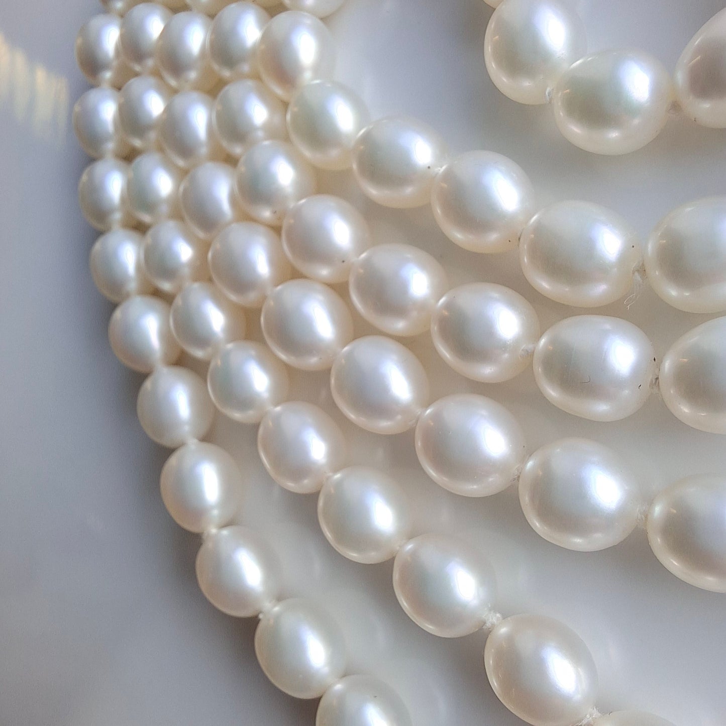 Elsa Peretti Tiffany & Co Open Heart Silver Toggle Freshwater Pearl Necklace