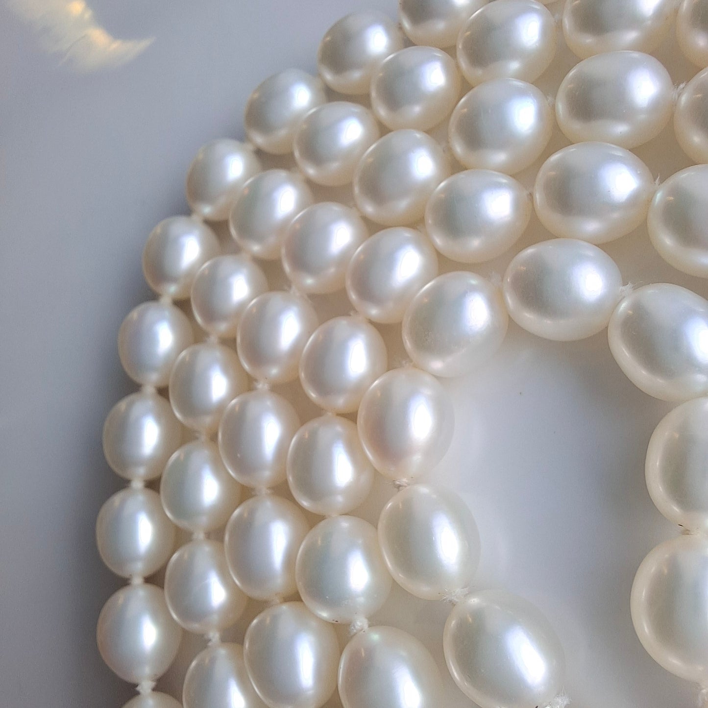 Elsa Peretti Tiffany & Co Open Heart Silver Toggle Freshwater Pearl Necklace