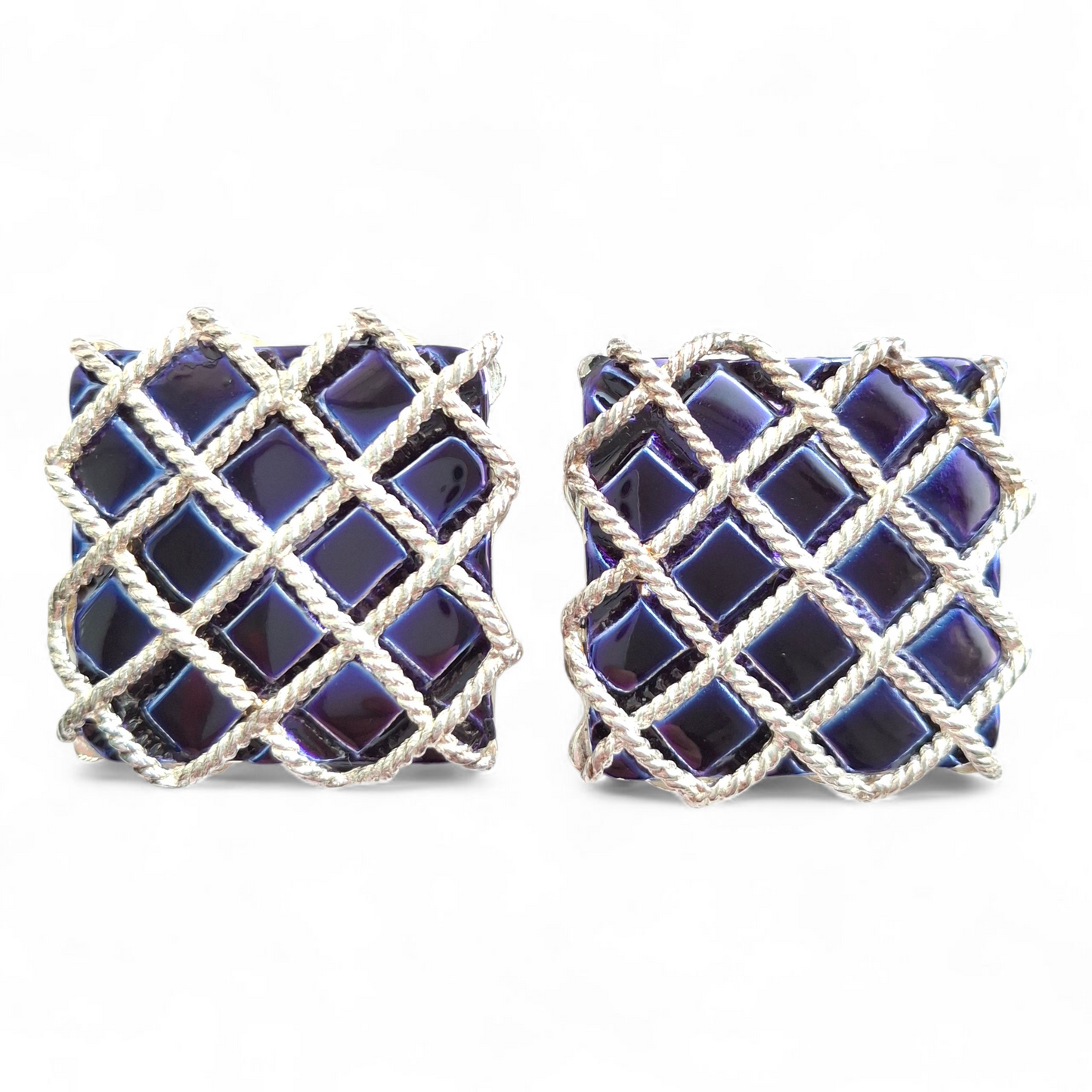 XL Yves Saint Laurent Vintage Clip-on Earrings