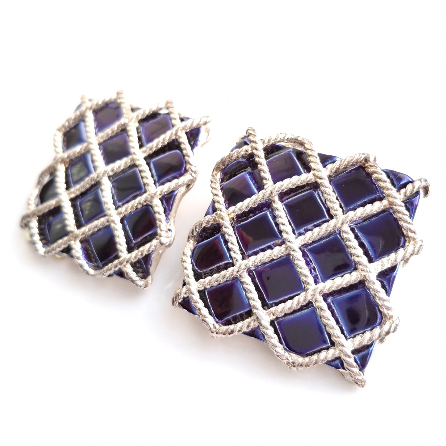 XL Yves Saint Laurent Vintage Clip-on Earrings