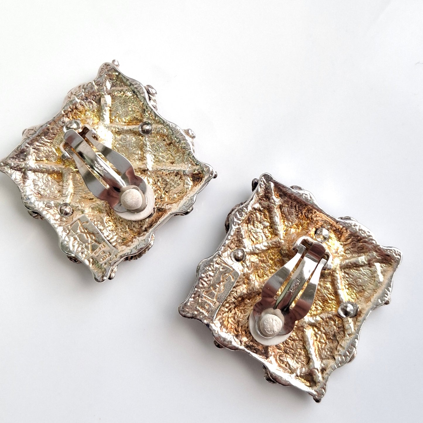 XL Yves Saint Laurent Vintage Clip-on Earrings