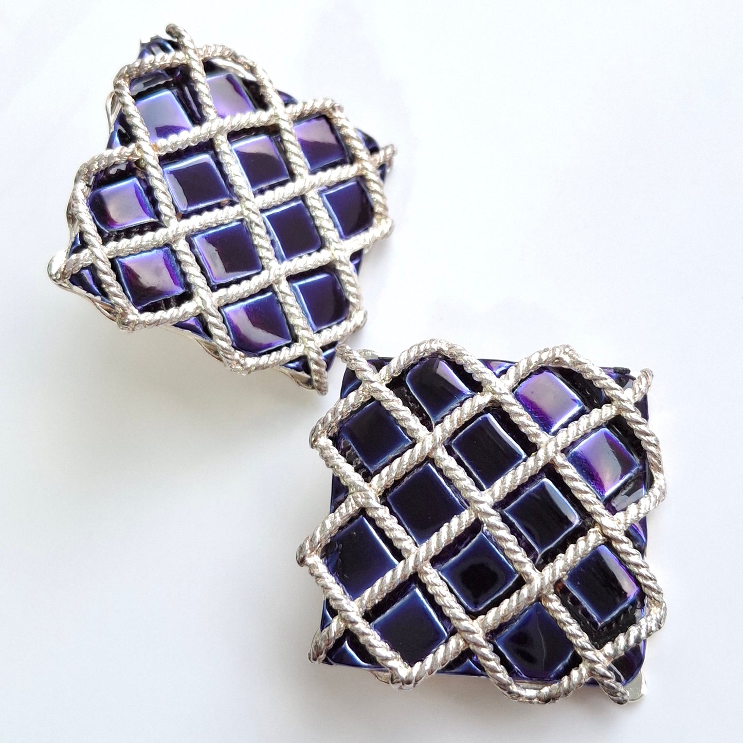 XL Yves Saint Laurent Vintage Clip-on Earrings
