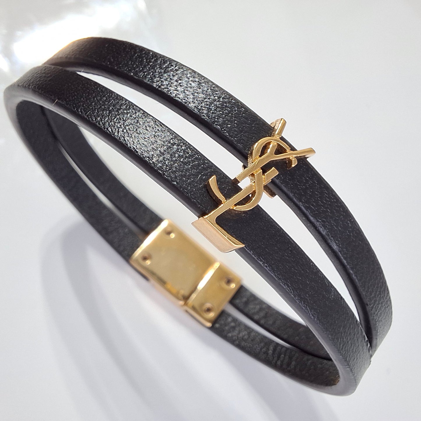 Yves Saint Laurent YSL Logo Cassandra Bracelet