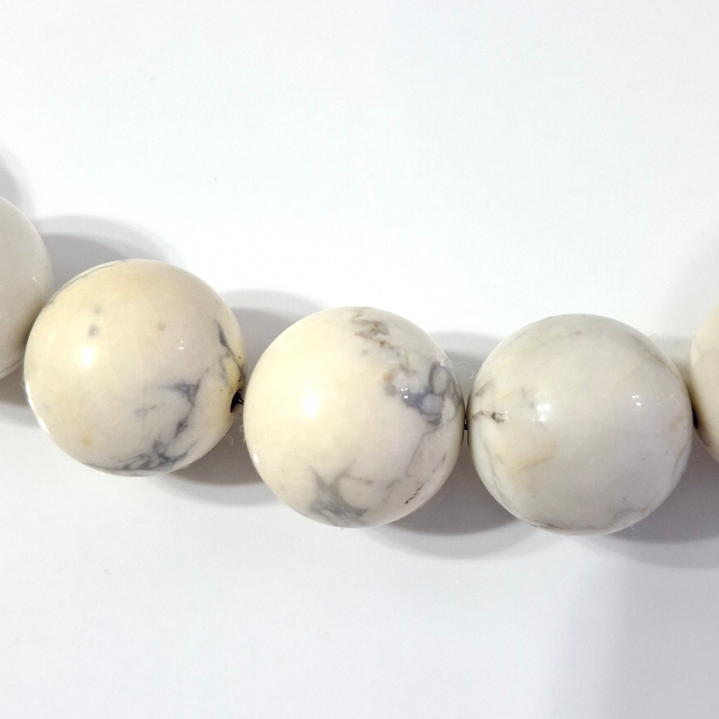 Vintage Tiffany & Co Howlite Necklace with Sterling Silver Toggle Clasp