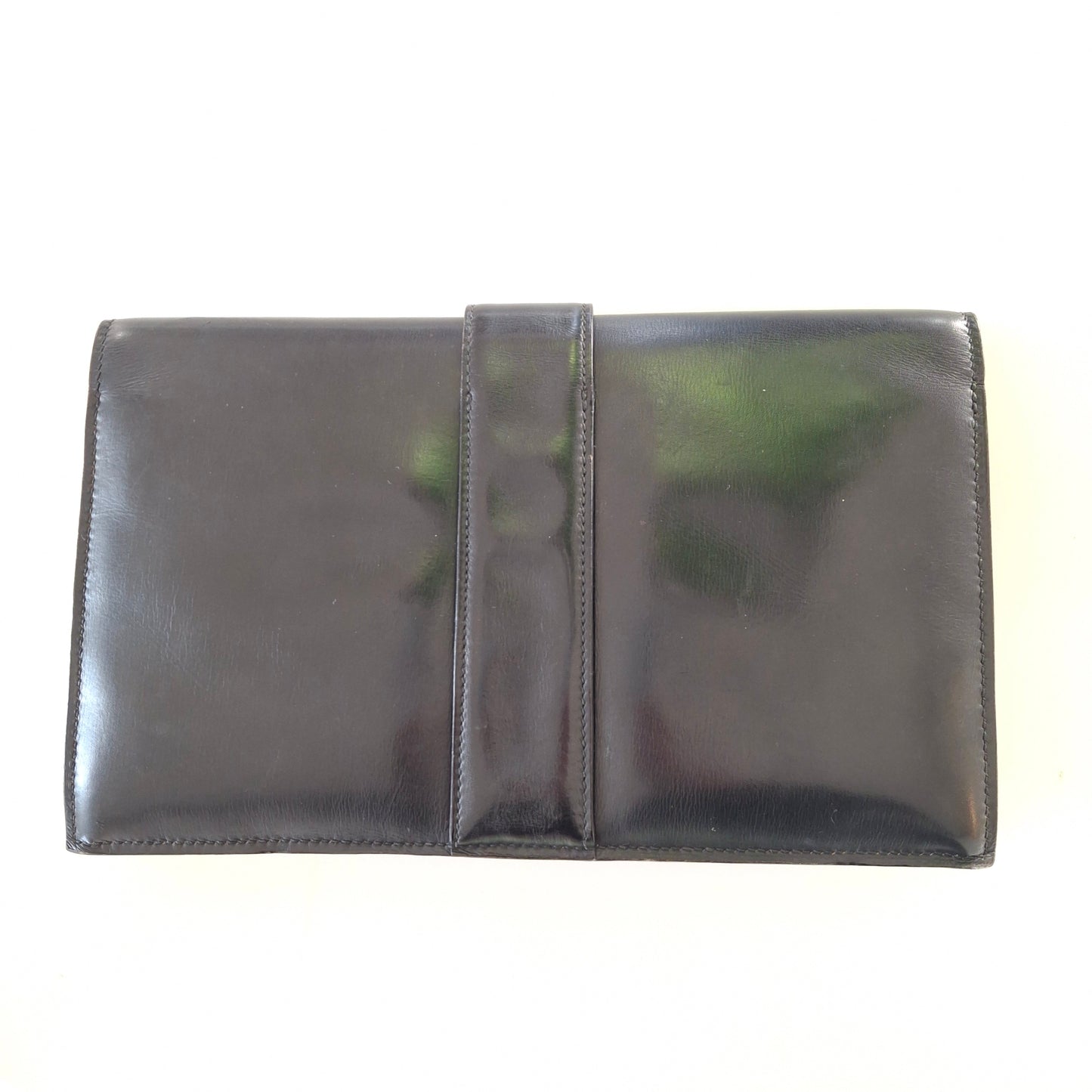 Vintage Hermes Medor Leather Clutch Bag