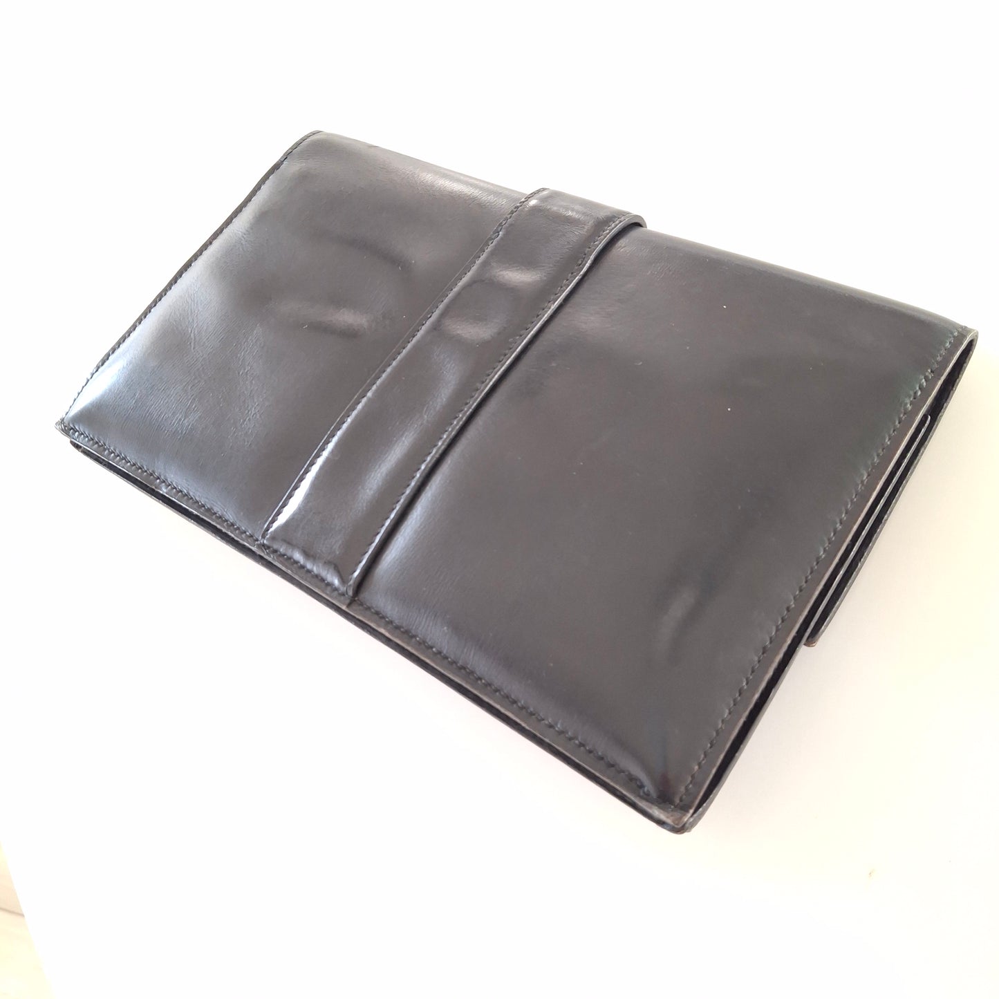 Vintage Hermes Medor Leather Clutch Bag