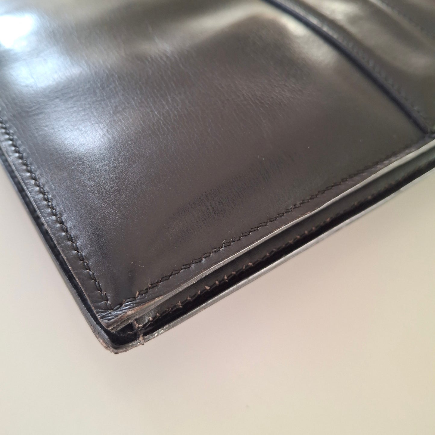 Vintage Hermes Medor Leather Clutch Bag