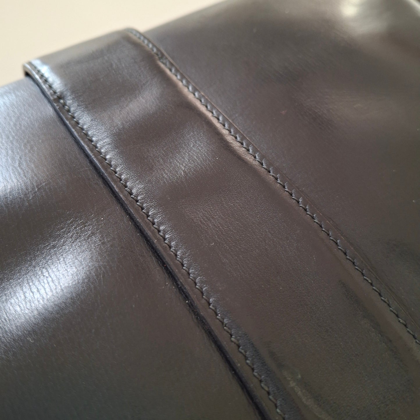 Vintage Hermes Medor Leather Clutch Bag