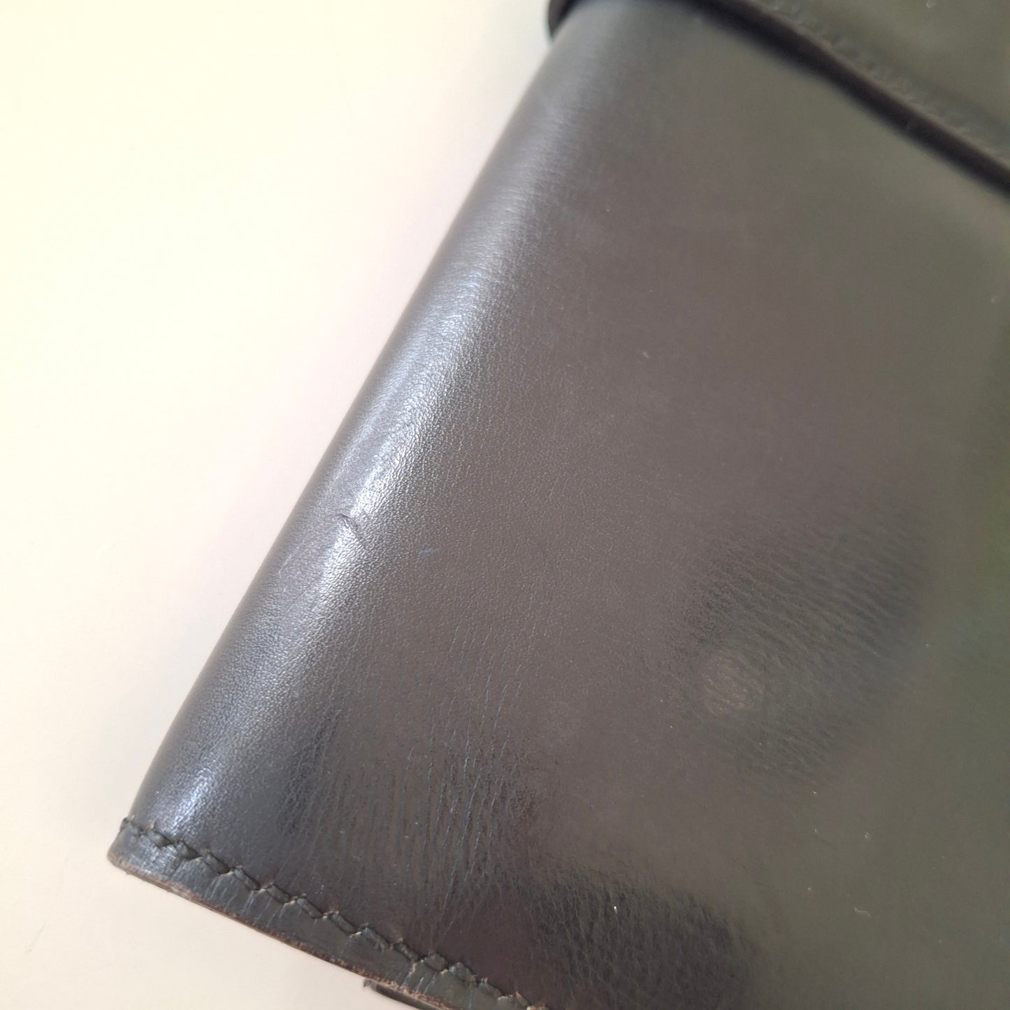 Vintage Hermes Medor Leather Clutch Bag