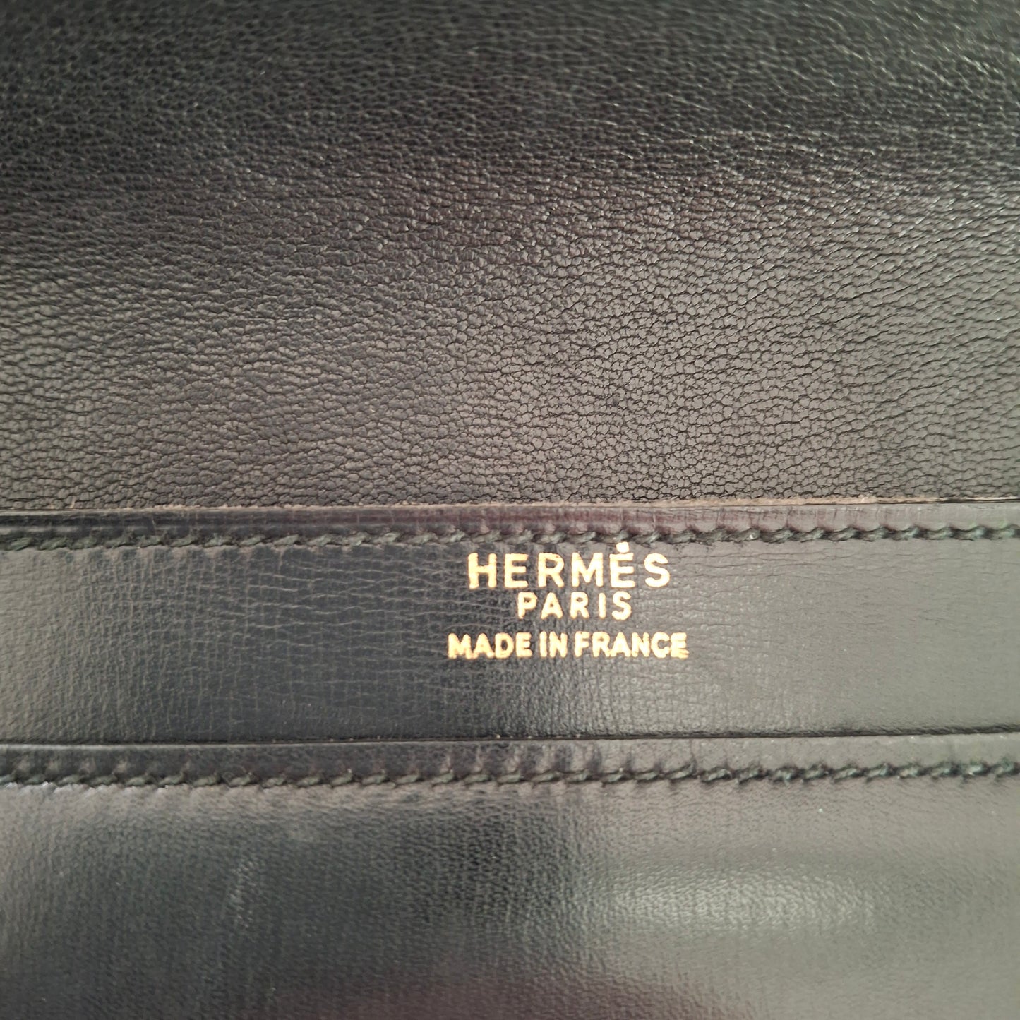 Vintage Hermes Medor Leather Clutch Bag