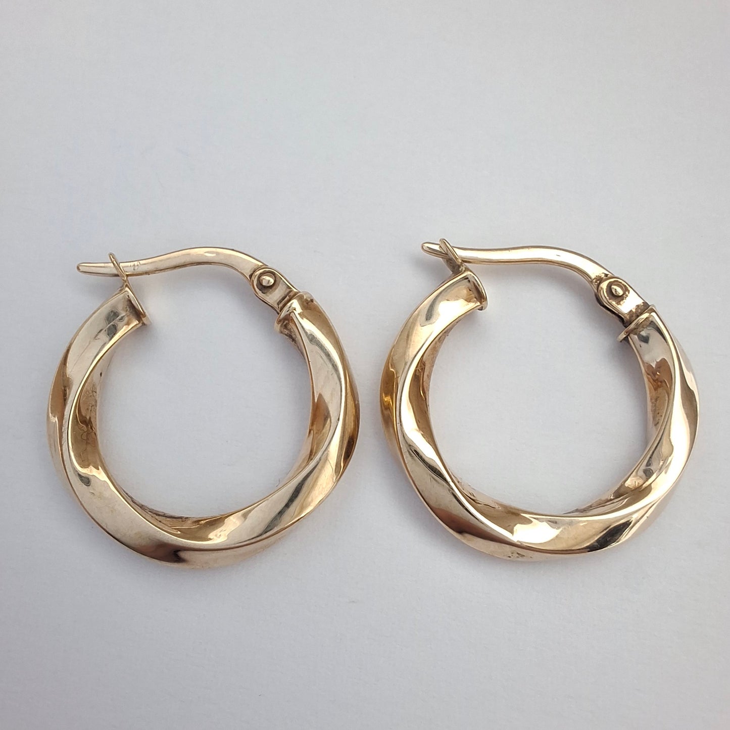 Vintage 9ct Gold Hoop Earrings