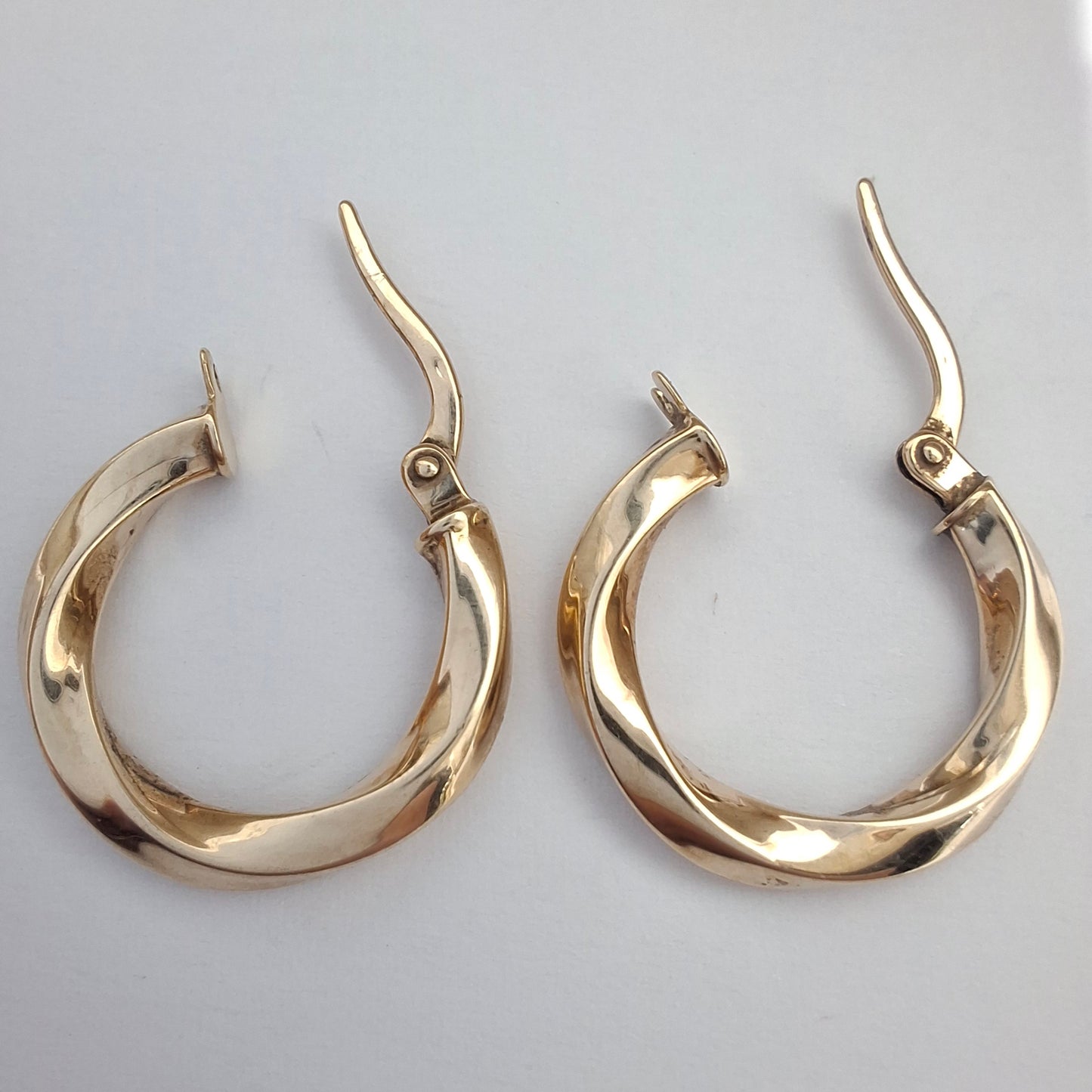 Vintage 9ct Gold Hoop Earrings