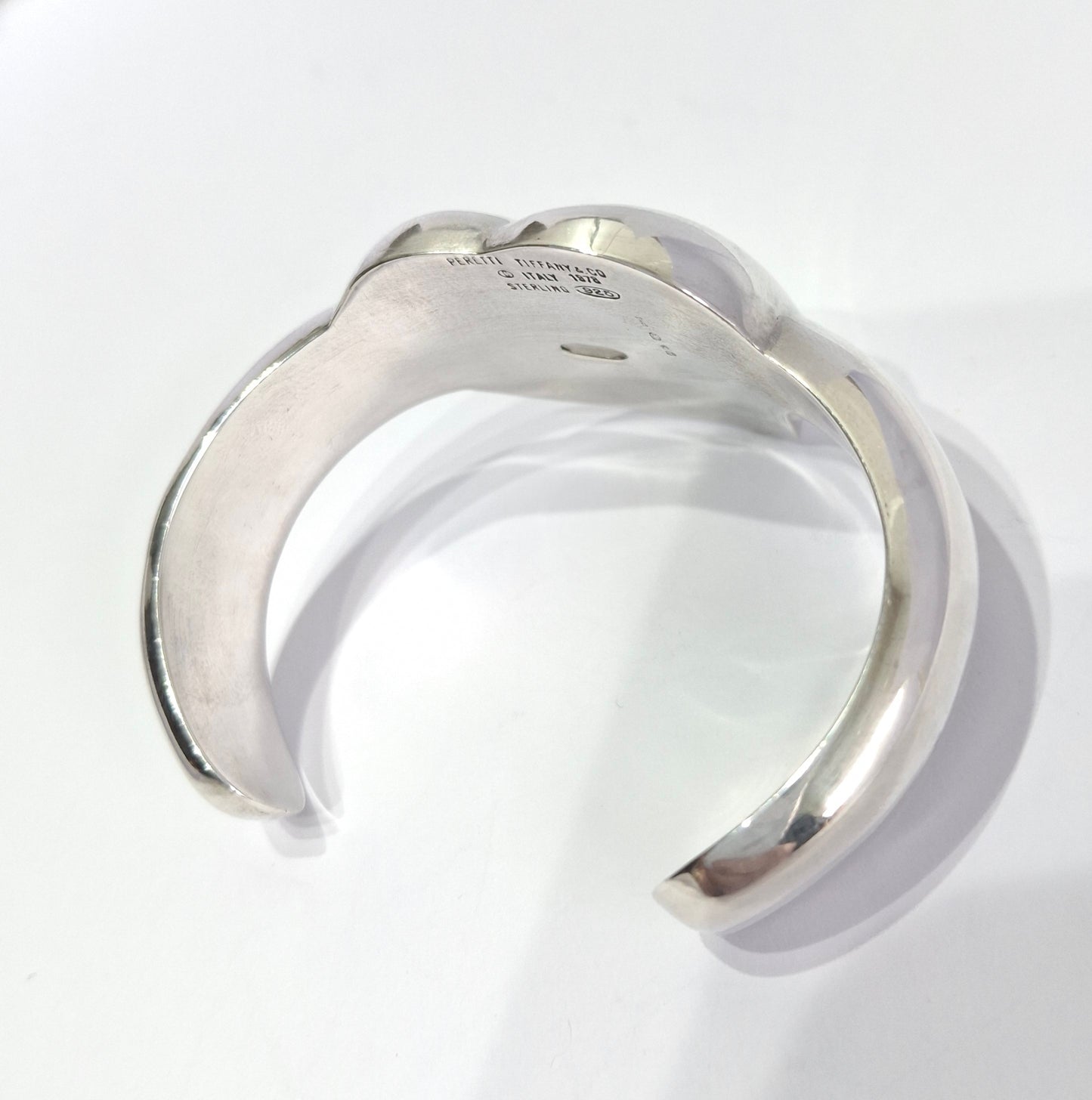 Vintage 1978 Elsa Peretti Love Knot Cuff Bracelet in 925 Sterling Silver