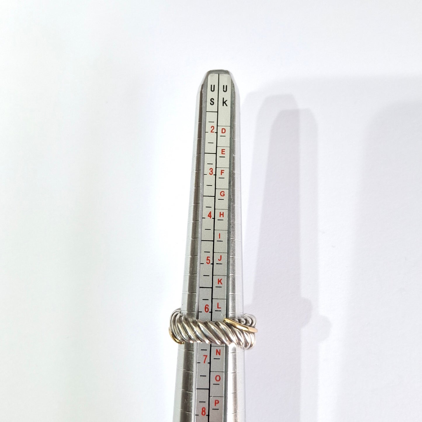 Vintage Tiffany & Co Feather Ring in 925 Sterling Silver and 18k Gold